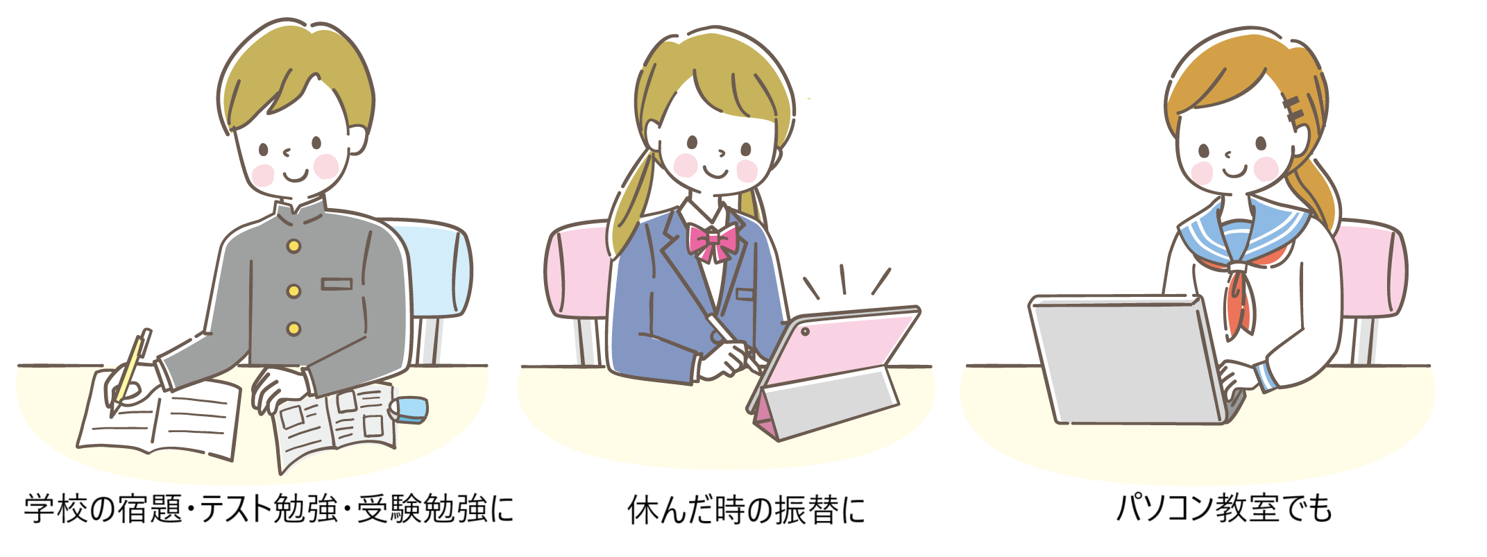 自習室の活用例の画像